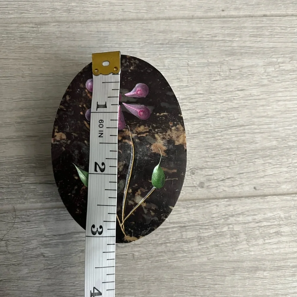 Vintage Soapstone Trinket Box